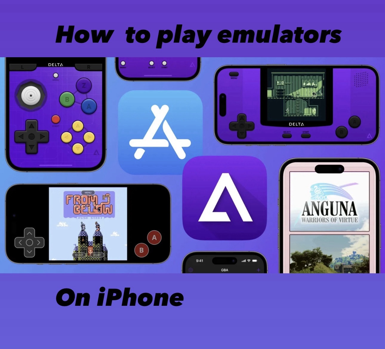 How to play emulators on iPhone.