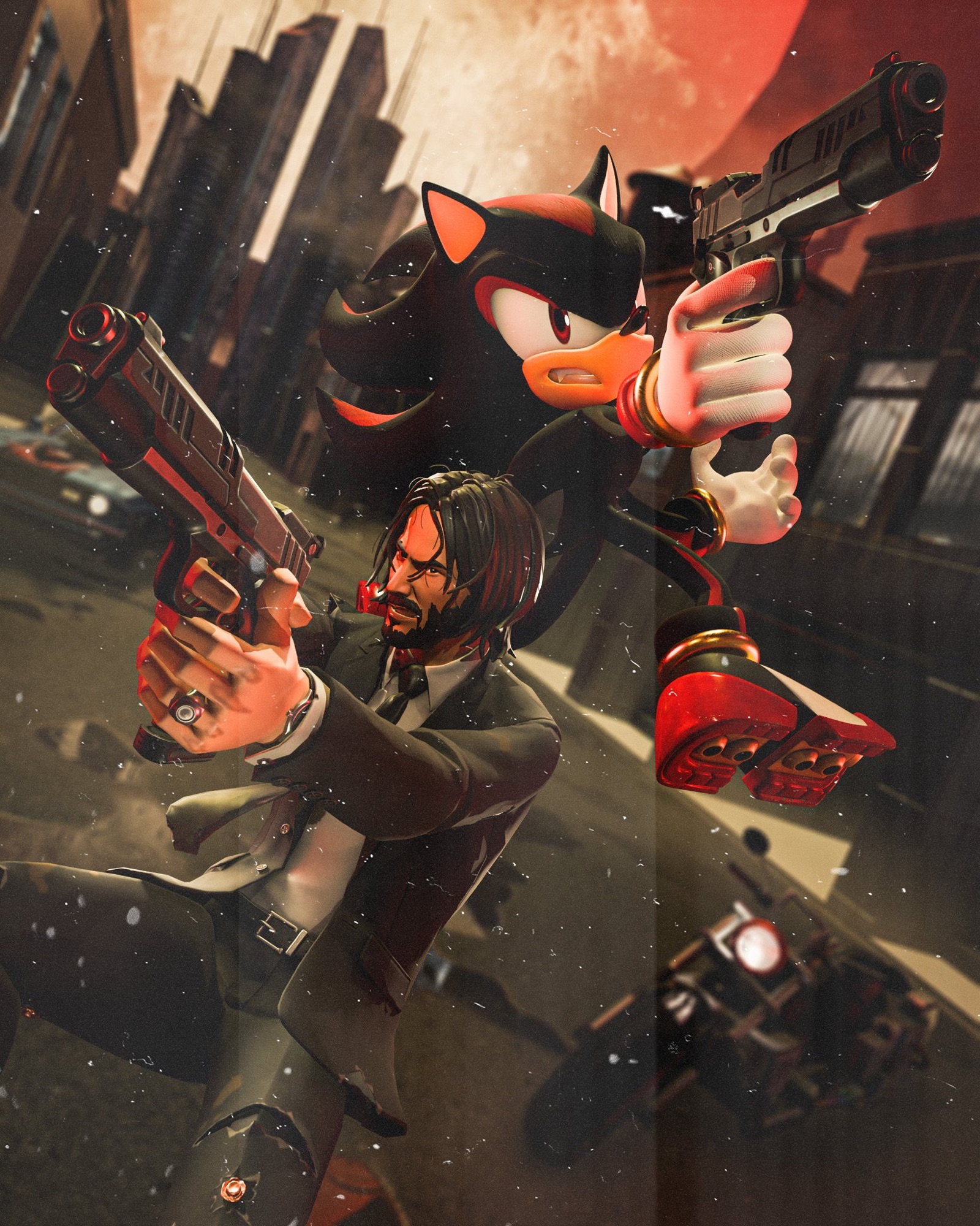 Keanu Reeves Races Onto the Scene as Shadow in Sonic the Hedgehog 3
