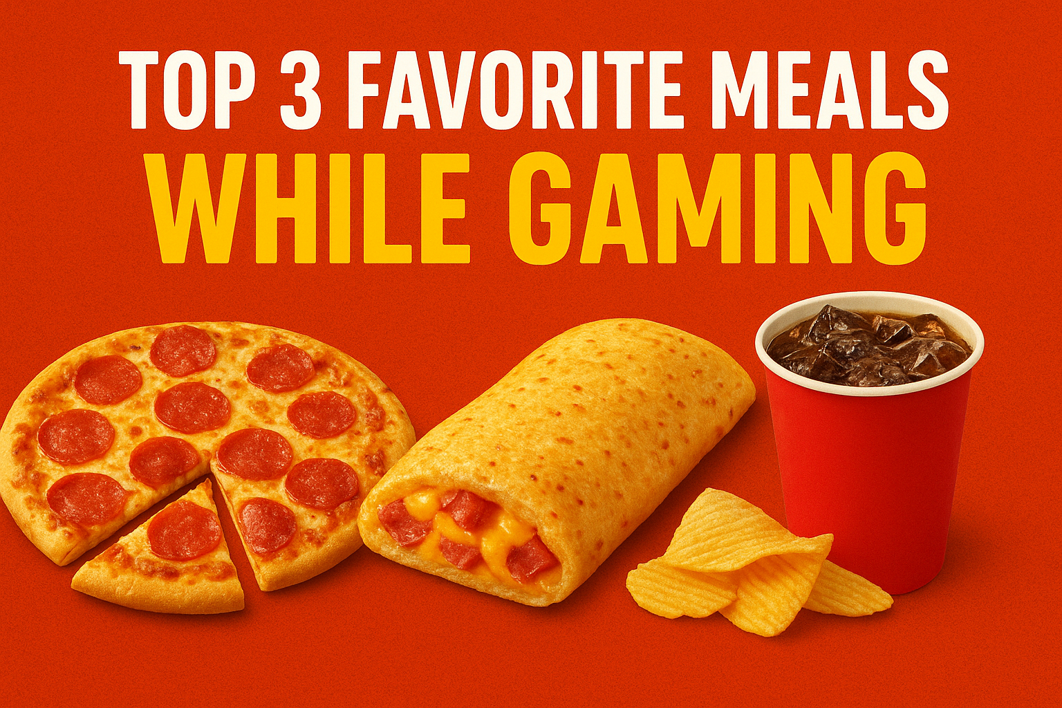 Top 3 Favorite Meals While Gaming — The Foods That Kept Me Going Through Late-Night Sessions